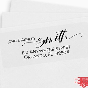 Return Address Labels, Script Address Labels, Wedding Return Address Stickers, Custom Address Labels, Personalized Mailing Labels