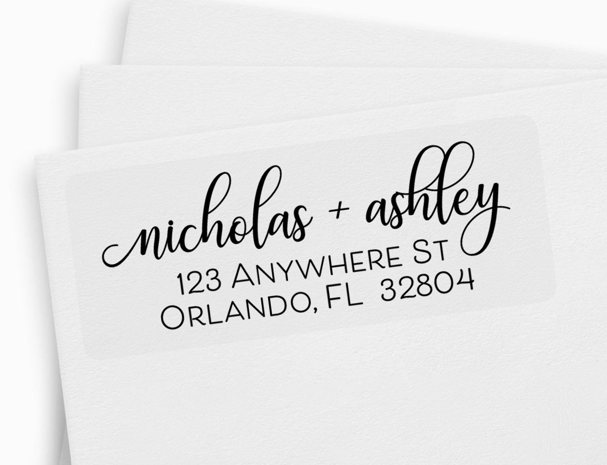 Return Address Labels Modern Stylish Personalized Return Etsy