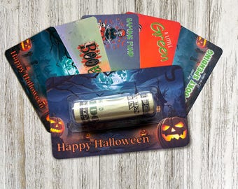 Halloween Money Holder, Happy Halloween cash gift for Teen Boy or Girl