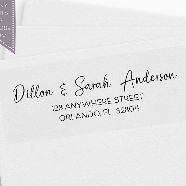 Return Address Label, RSVP To Mailing Label, Envelope Sticker, Custom Address Sticker, Personalized Address Sticker, Standard