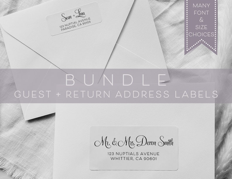 Guest Address Labels Recipient Address Labels Invitation Etsy