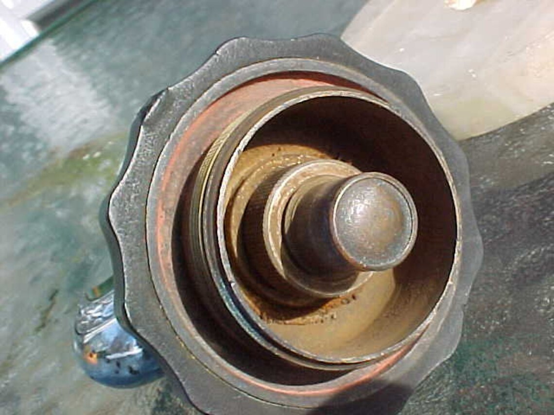 1920s 1930s Gold Deluxe Boyce Motometer Radiator Cap Retro Etsy