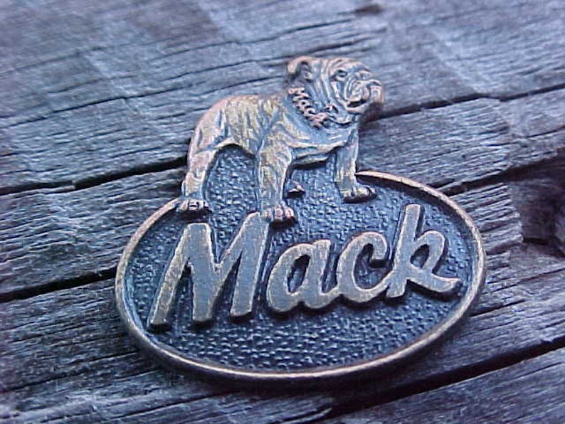 Mack Truck Corporate Bulldog Brass Bronze Badge Emblem Fine | Etsy