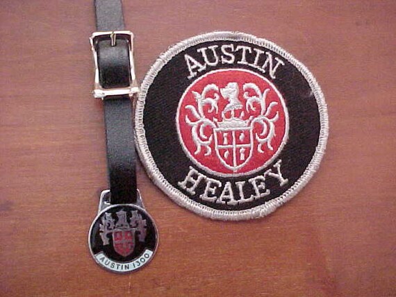 AUSTIN HEALEY round embroidered patch