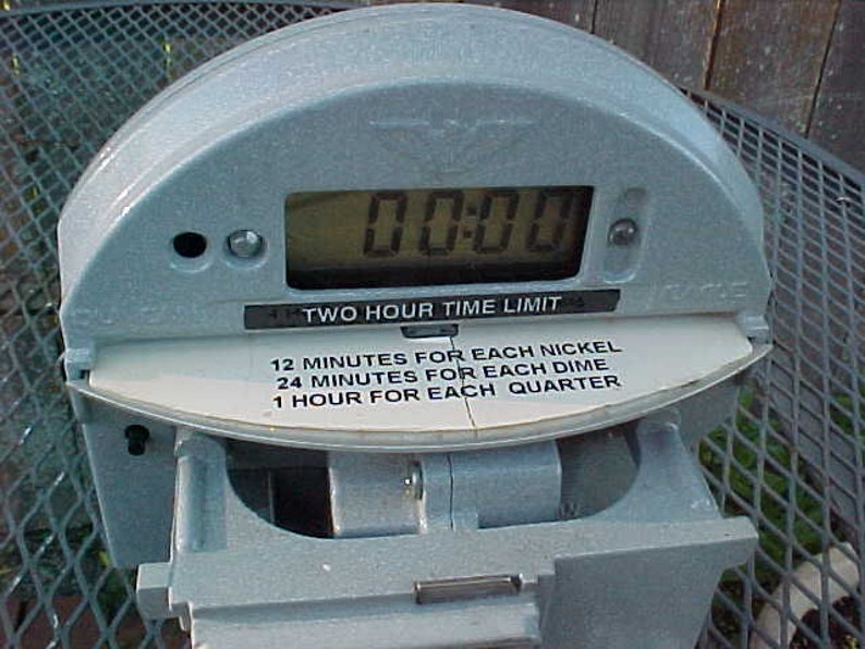 1990s Duncan Eagle Digital Parking Meter Fully Functional 2 Etsy