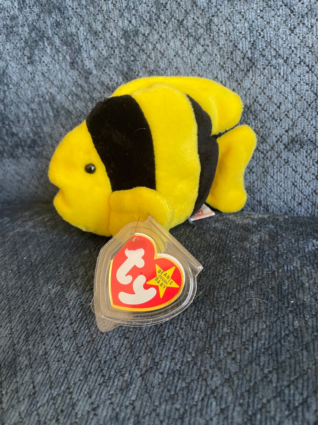 Bubbles the Fish Beanie Baby rare, Early Edition Etsy