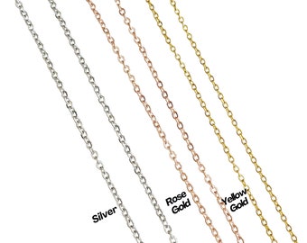 PROSTEEL Snake Chain Necklace with Sturdy Clasp, 1MM Thin Chain