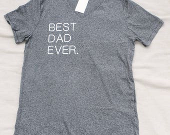 Personalised Dad T-Shirt | 'best dad ever' t-shirt | Perfect dad birthday gift | Best Dad Ever t-shirt | present for dad