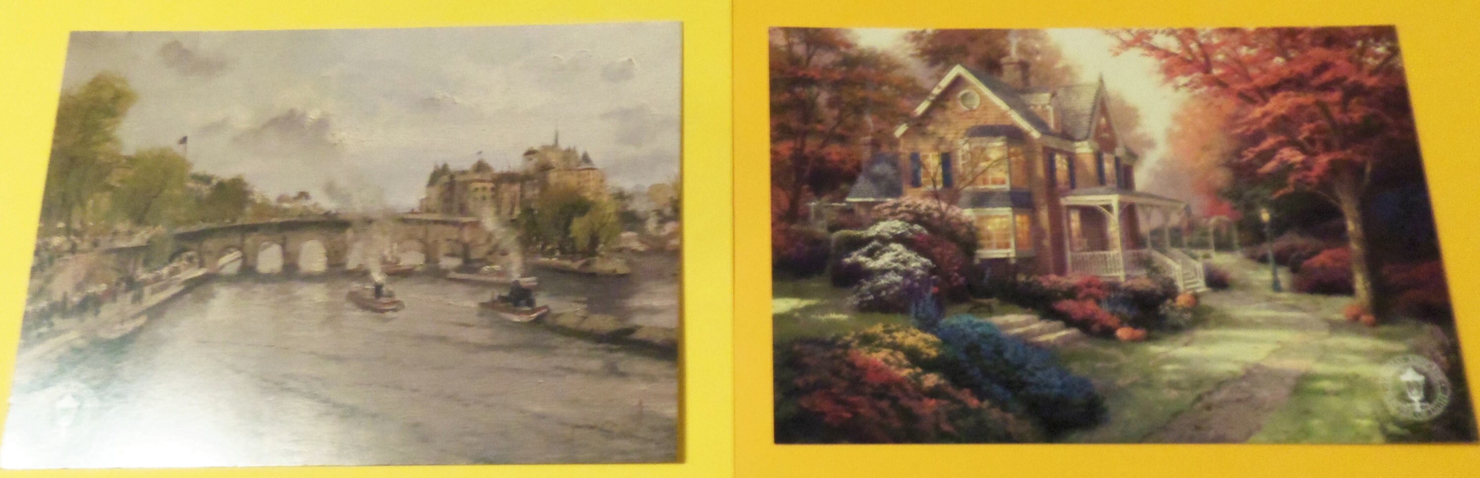 Lot of 8 Rare Thomas Kinkade Promo Art Dealer Cards, Postcards Set 1 Etsy