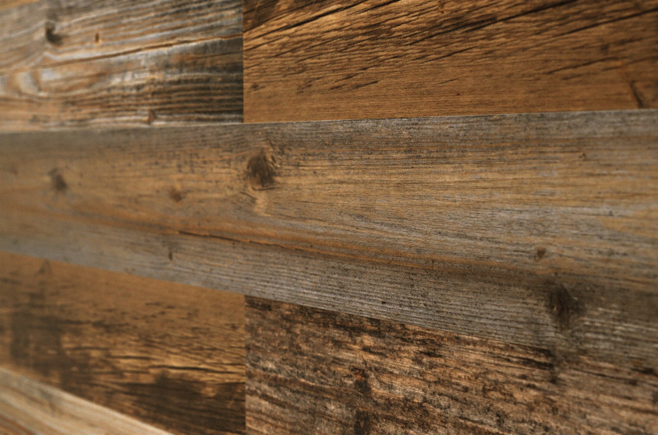 Saratoga Reclaimed Wood Planks, Natural Brown Reclaimed Wood Panels