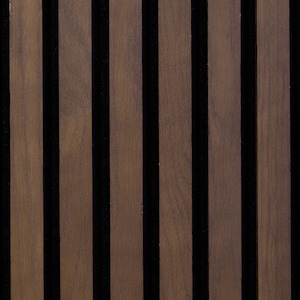 Woody Walls Acoustic Wood Wall Panels for Interior Wall Decor | Set of 2 Seamless Joint Wood Panels for Walls | DIY Wood Slat Wall (Lima)
