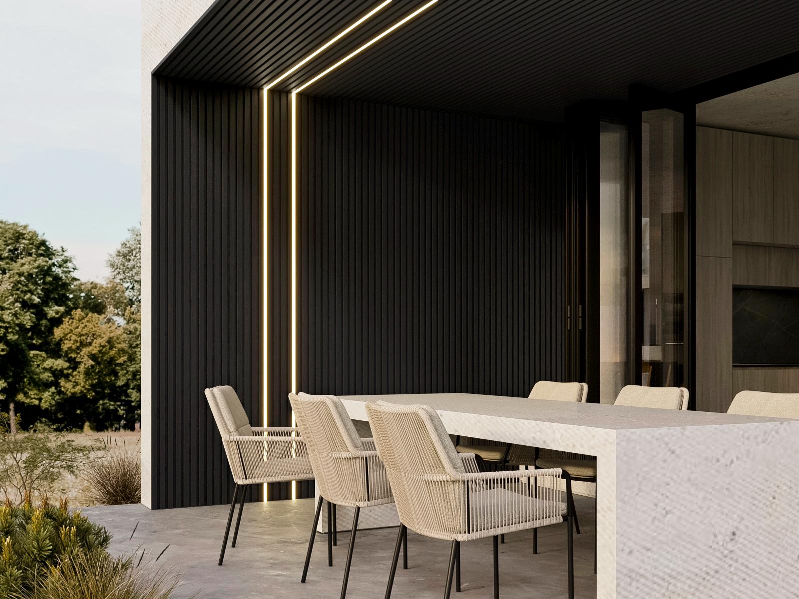 Matte Black Exterior Wall Panels – Outdoor Slat Wall Panels