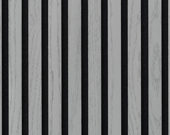 Woody Walls Wood Slat Wall Paneling | Set of 2 Full Height Wood Wall Panels | Acoustic Wood Panels | DIY Wood Slat Wall (Tokyo)