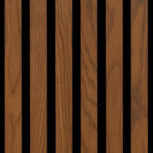 WoodyWalls Acoustic Wood Wall Panels for Interior Wall Decor; Set of 2 Seamless Joint Wood Panels for Walls; DIY Wood Slat Wall (Montevideo)