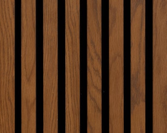 WoodyWalls Acoustic Wood Wall Panels for Interior Wall Decor; Set of 2 Seamless Joint Wood Panels for Walls; DIY Wood Slat Wall (Montevideo)