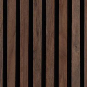 Woody Walls Wood Slat Wall Paneling | Set of 2 Full Height Wood Wall Panels | Acoustic Wood Panels | DIY Wood Slat Wall (Copenhagen)