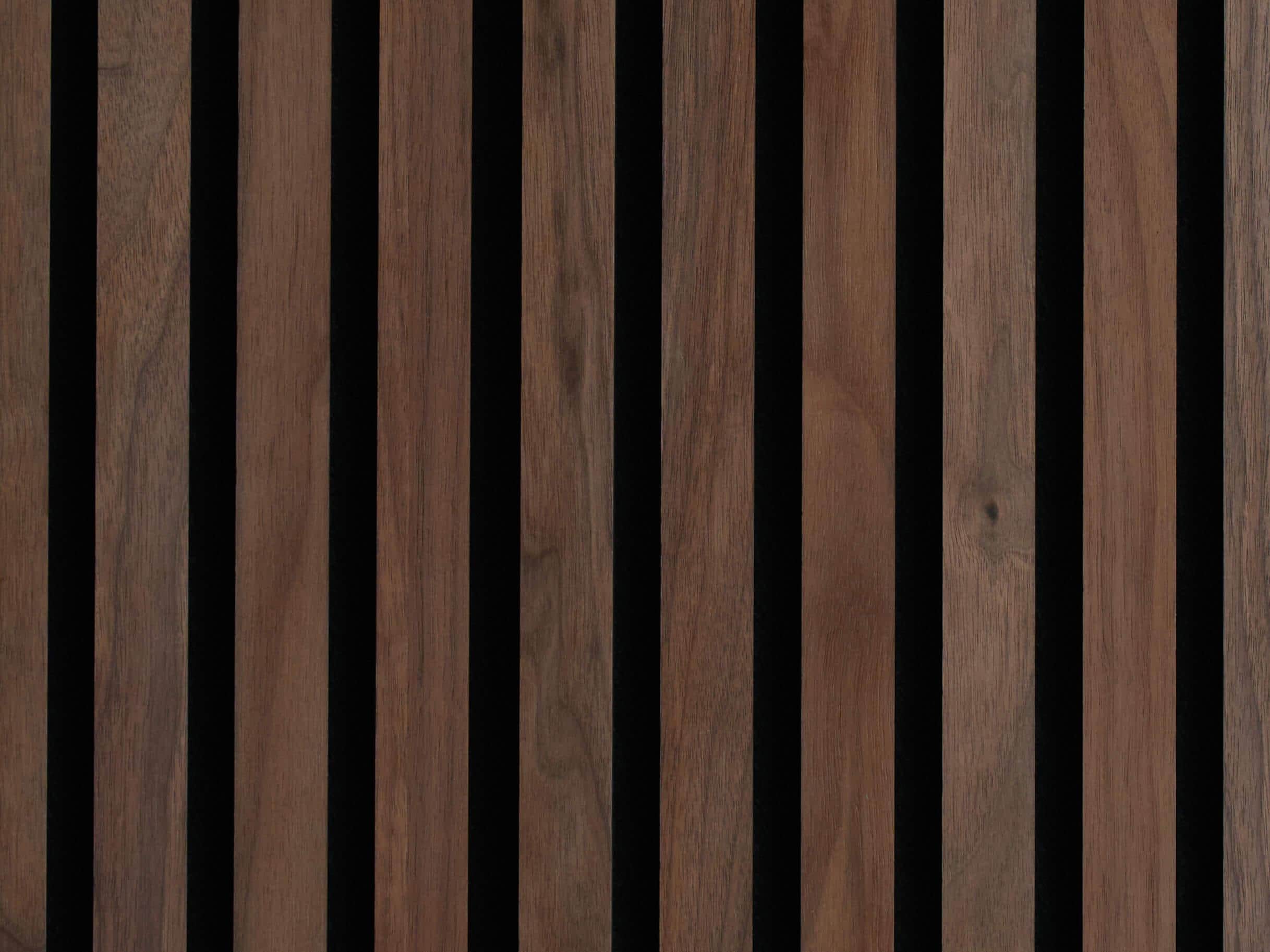 Woody Walls Wood Slat Wall Paneling | Set of 2 Full Height Wood Wall Panels | Acoustic Wood Panels | DIY Wood Slat Wall (Copenhagen)