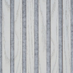Woody Walls Acoustic Wood Wall Panels for Interior Wall Decor, Set of 2 Seamless Joint Wood Slat Panels for Wall (Roma)