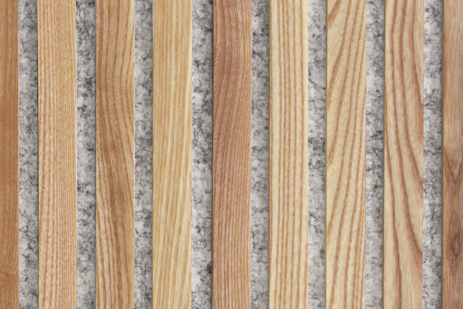 Woody Walls Solid Wood Slat Wall Paneling Set of 2 Seamless Etsy