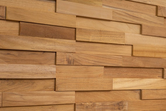 Woody Walls Paneles de pared de madera acústica para decoración de