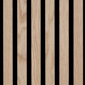 Woody Walls Acoustic Wood Wall Panels for Interior Wall Decor | Set of 2 Seamless Joint Wood Panels for Walls | DIY Wood Slat Wall (Oslo)
