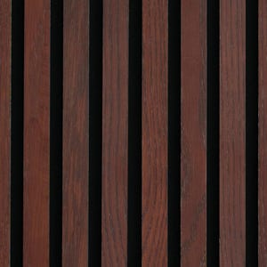 Woody Walls Wood Slat Wall Paneling | Set of 2 Full Height Wood Wall Panels | Acoustic Wood Panels | DIY Wood Slat Wall (Lima)