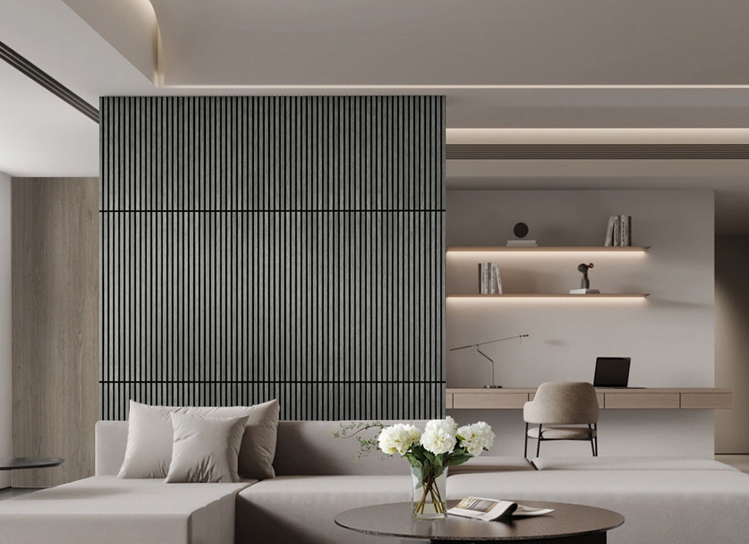 Woody Walls Acoustic Wood Wall Panels for Interior Wall Decor Set of 2 Seamless Joint Wood