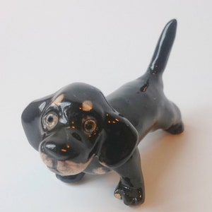 Ceramic Smal Dog figurine Native figurine Collectible figurines Dog gift Dog love Ceramic animal art Dog decor Collectible dog Cute dog