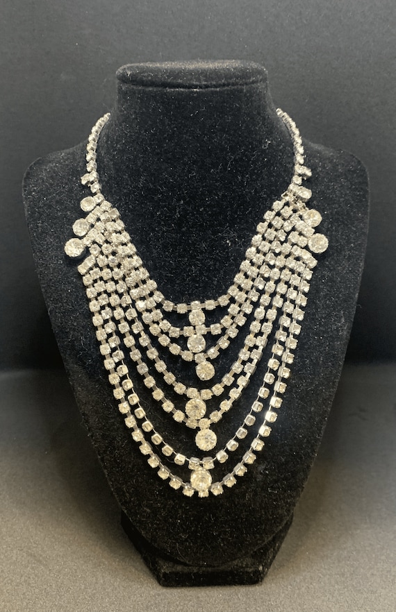 Vintage necklace cut Gem