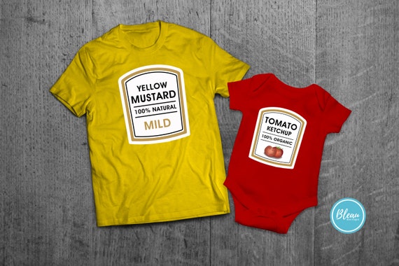 Mustard Matching Best Friend Halloween Costume T-Shirt Mustard Matching Best Friend Halloween Costume T-Shirt