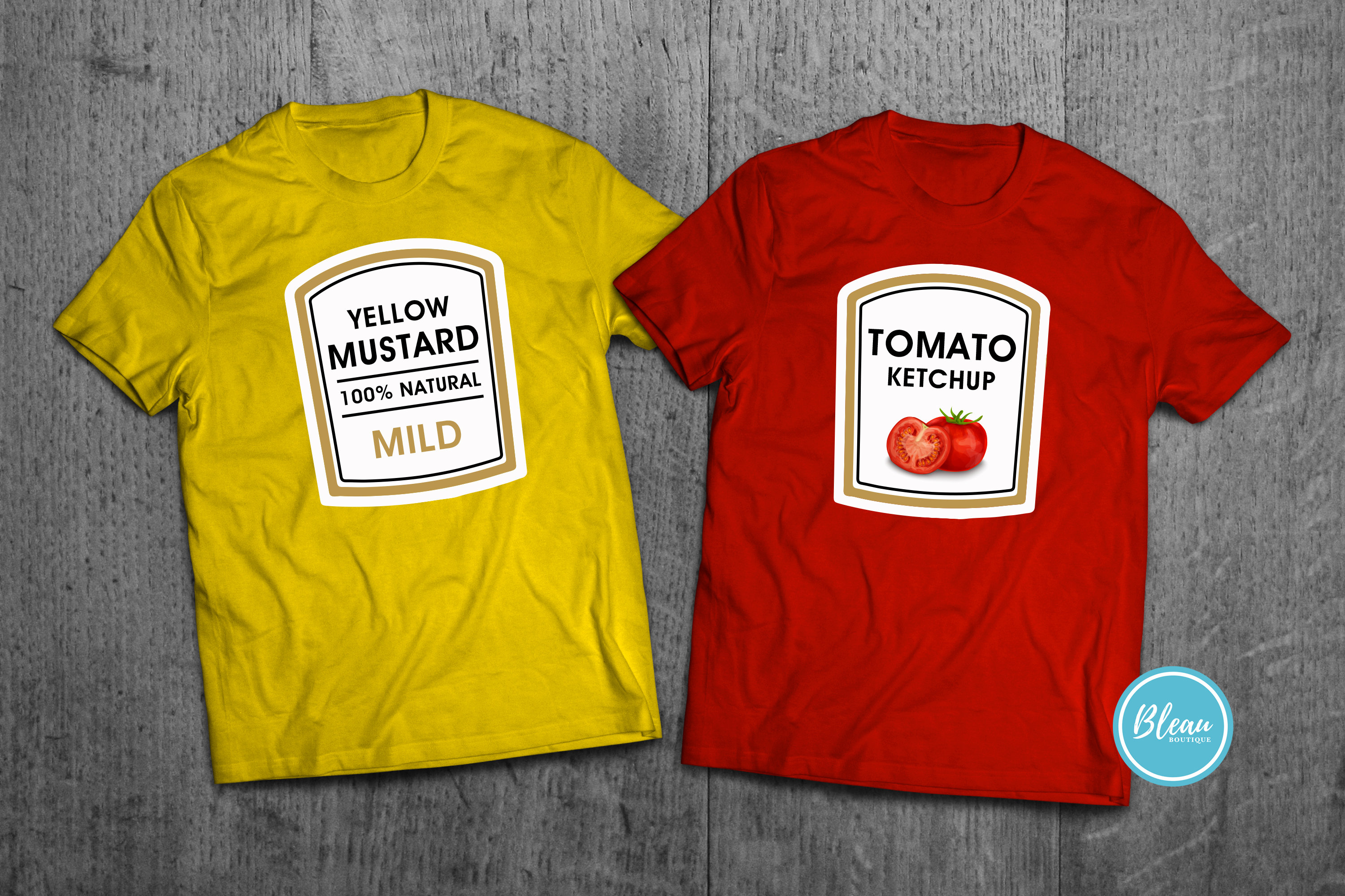 Ketchup & Mustard Shirts Halloween Costume Matching Shirts Etsy