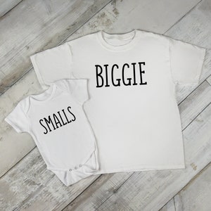 Biggie Smalls, Siblings Tees, Fathers Day, Pregnancy Announcement, Baby ...