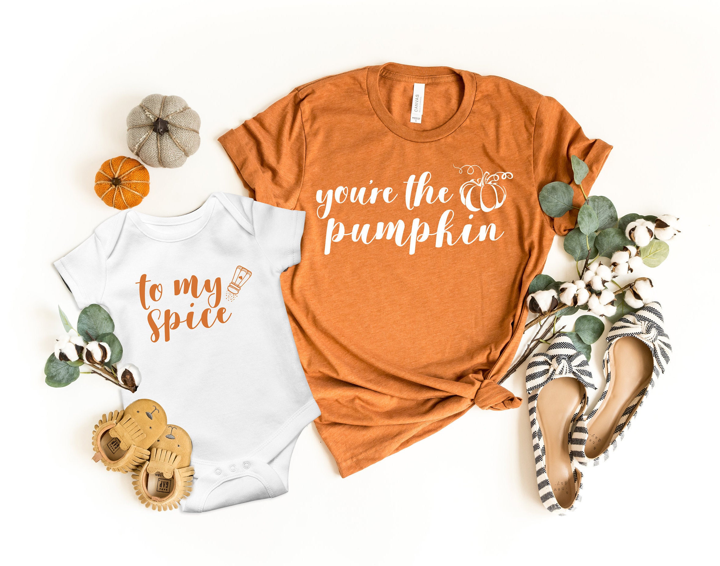 Thanksgiving Mommy Me Shirts Fall Outfits You re the Pumpkin to