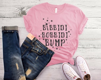 Bibbiddi Bobbidi Bump, Disney shirt, Disney Princess Shirt, disney maternity, Pregnancy Shirt, Mommy shirt, Pregnancy Fitness, Maternity Tee