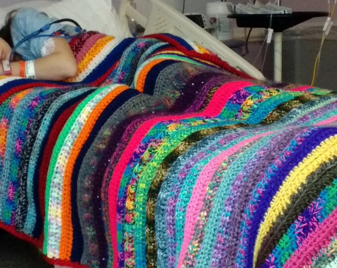 Prayer Blanket Throw Blanket Size Afghan Crochet Group Etsy