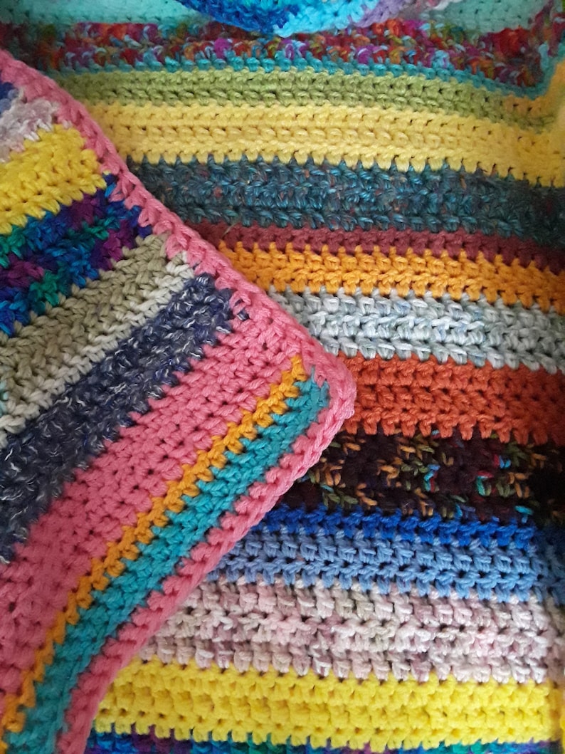 Prayer Blanket Lap Throw Prayer Wrap Crochet Group Gift Etsy