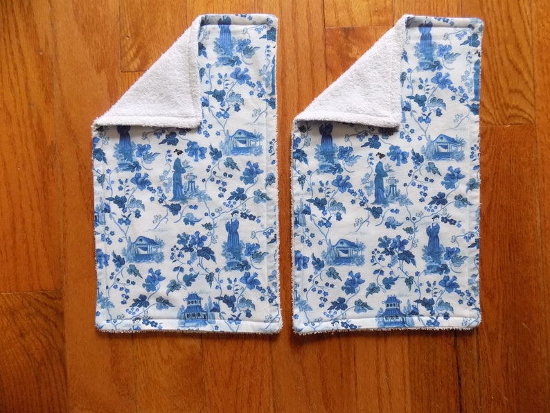 Baby Shower Gift Set of 2 Japanese Burp Cloths