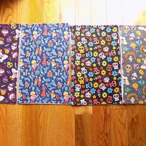 Set of 4 Coco Burp Cloths - Baby Shower Gift