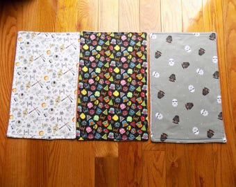 Juego de 3 paños para eructar de Star Wars - Regalo para baby shower