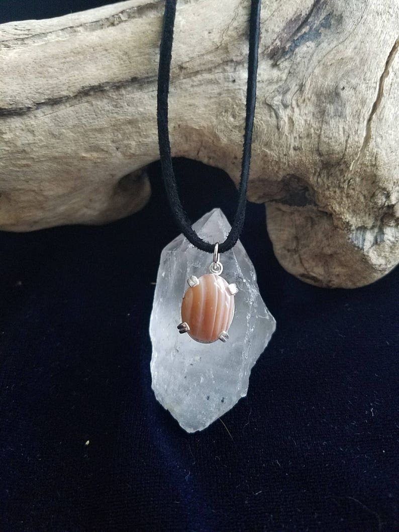 Agate cabachon pendant image 2