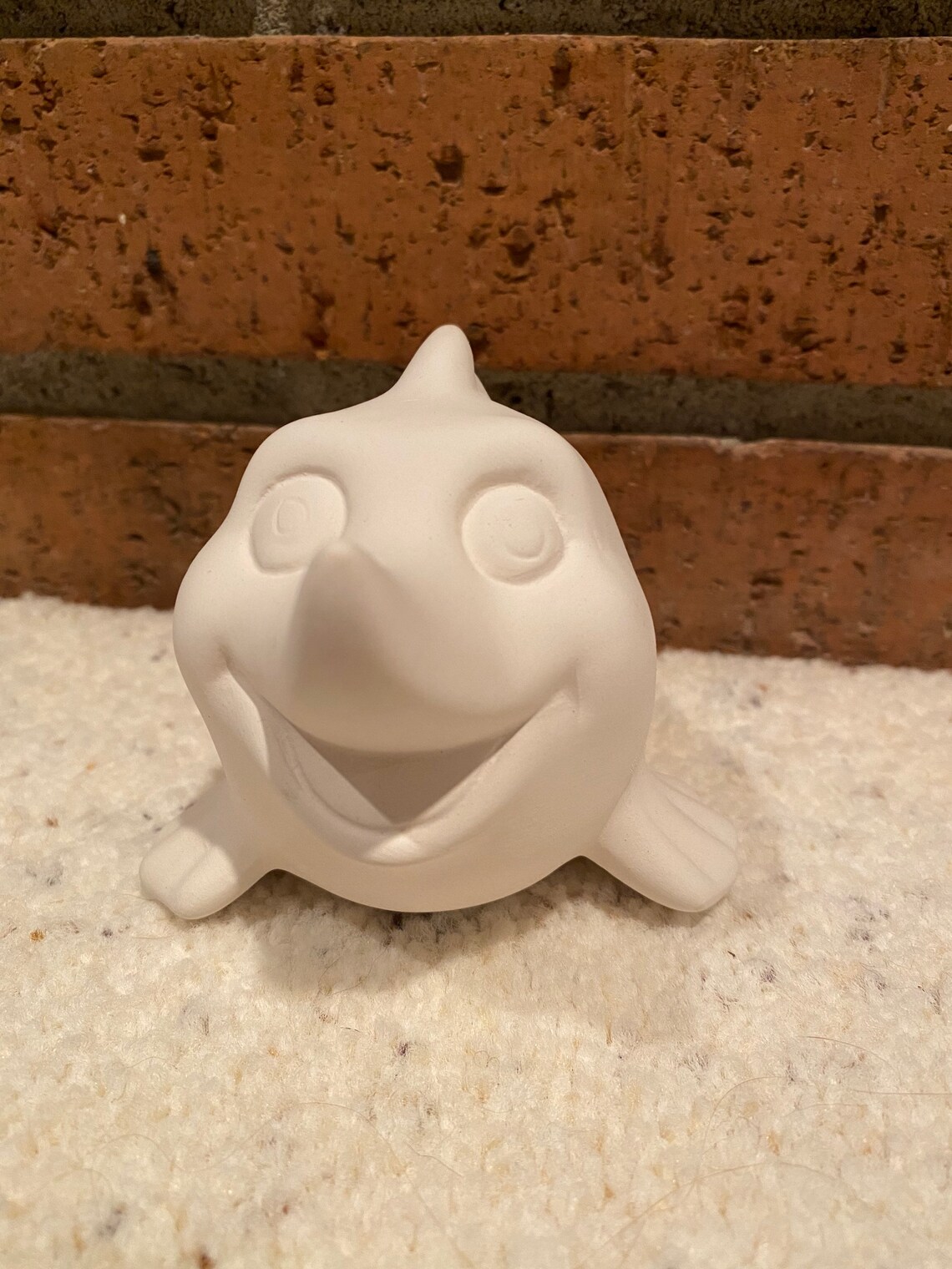 Bisque fish ceramic figurine animal DIY Ready to paint Etsy