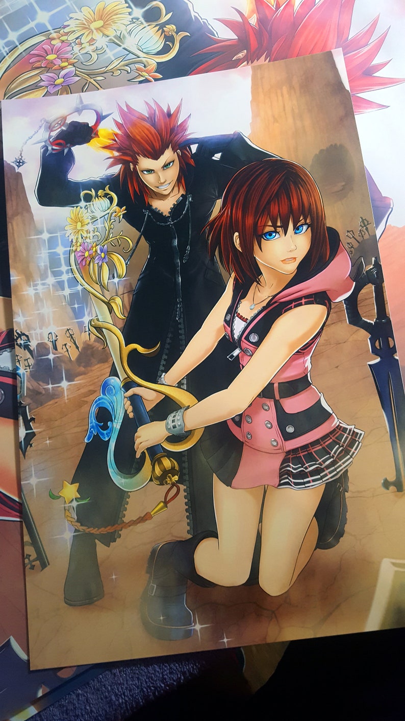KH3 Kairi & Axel Etsy