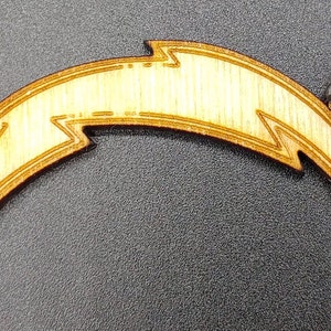 NFL, AFC West, Team Logo Keychains, Laser Cut and Engraved on Wood Los Angeles Chargers