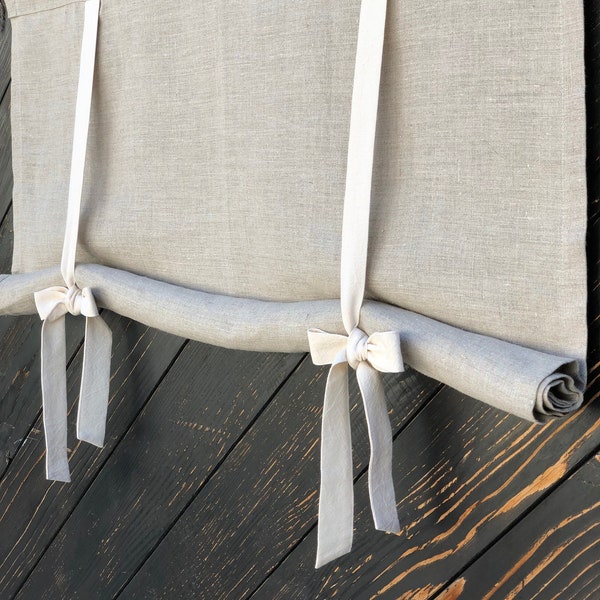 Roll up Curtains Etsy