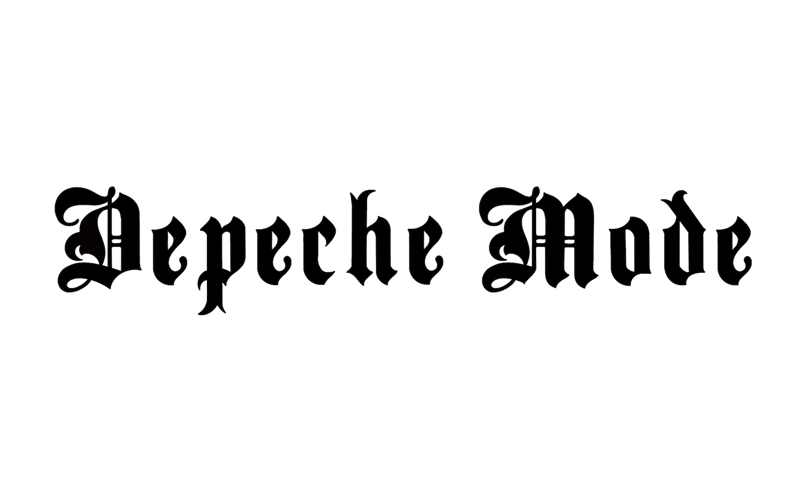 Depeche Mode Logo Vinyl Sticker Etsy Ireland