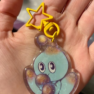2,5 inch Sonic The Hedgehog Chao Sakura-holografische sleutelhanger