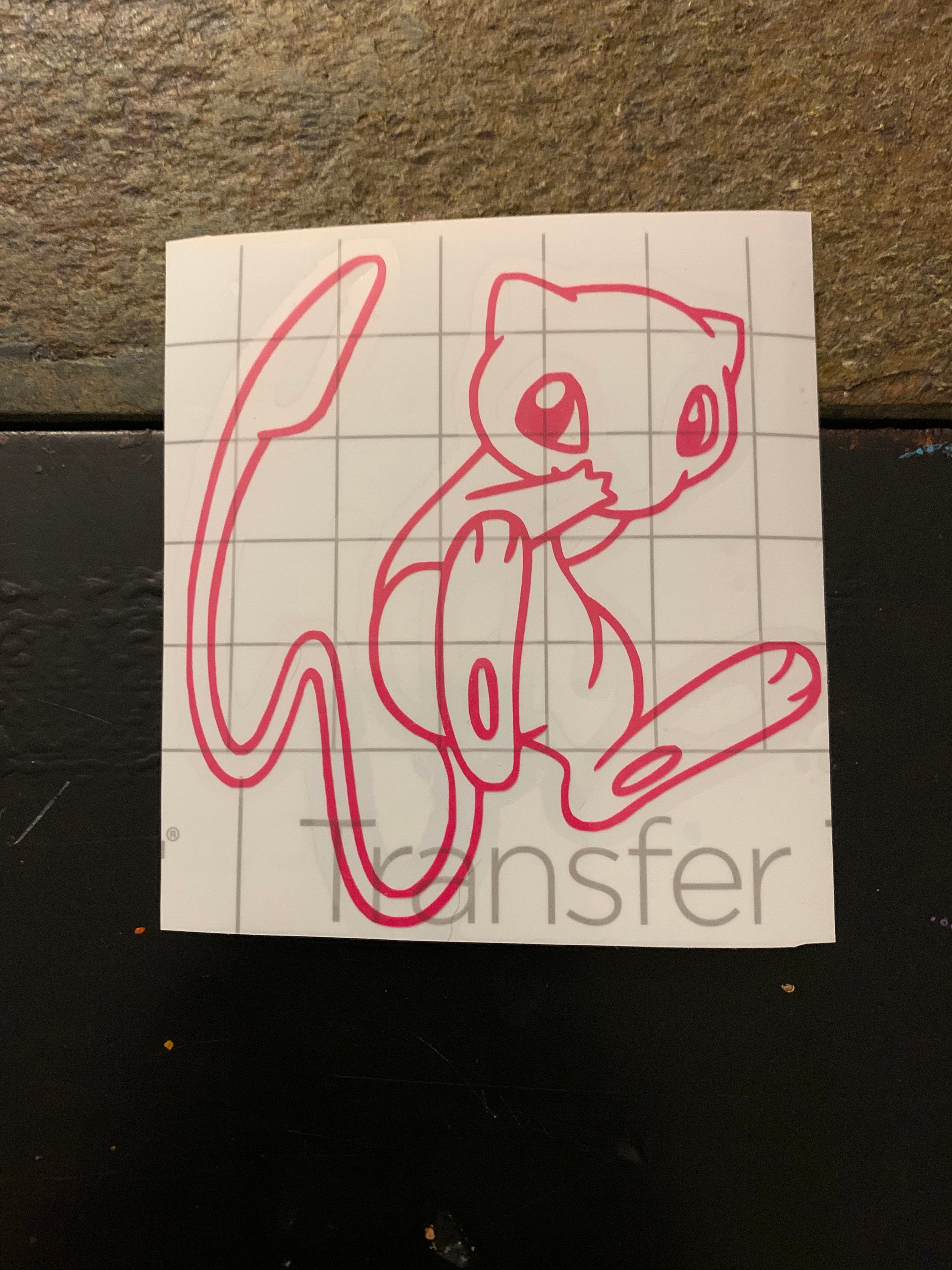 Custom Cute Pokémon Mew Decal Etsy
