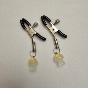 Leuchtpilz Nippelklammern: Nicht Piercing aus Edelstahl