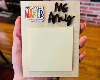 Porta blocco note adesivo personalizzato – Regalo personalizzato per insegnanti