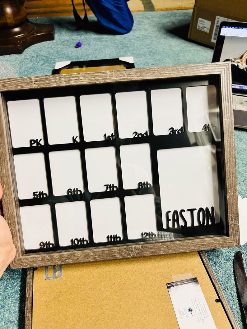 PK-12 Horizontal Photo Frame for Children - PK Through Graduation ...